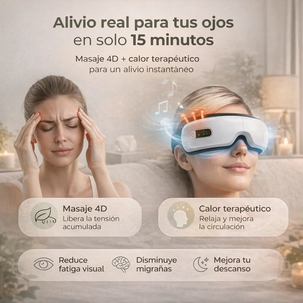 OasisOcular™ - Masajeador de Ojos Ortopédico