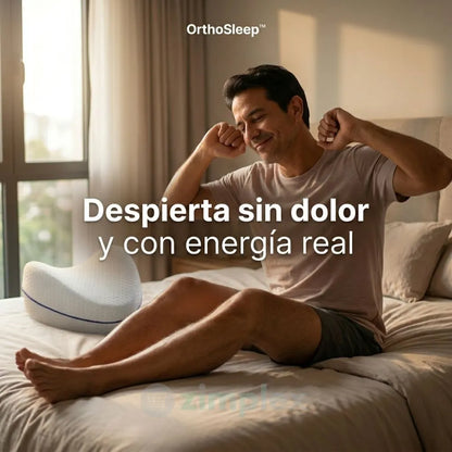 Almohada Ortopédica OrthoSleep™ | Alivia el Dolor en Espalda, Cadera y Rodillas