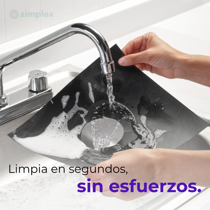 Protector Antigrasa para Estufa – Limpia en Segundos (Pack x4)