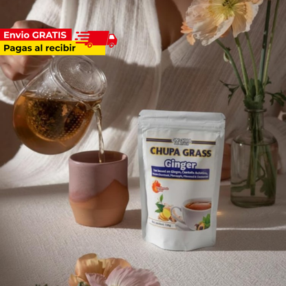 Chupa Grass Ginger x 100 g | Menos hinchazón y más ligereza