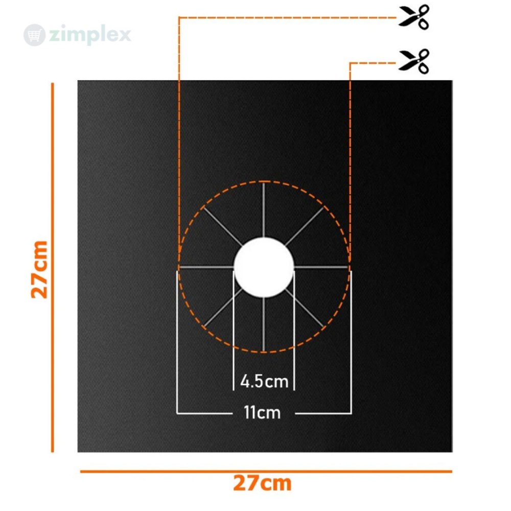 Protector Antigrasa para Estufa – Limpia en Segundos (Pack x4)