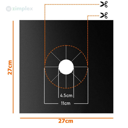 Protector Antigrasa para Estufa – Limpia en Segundos (Pack x4)