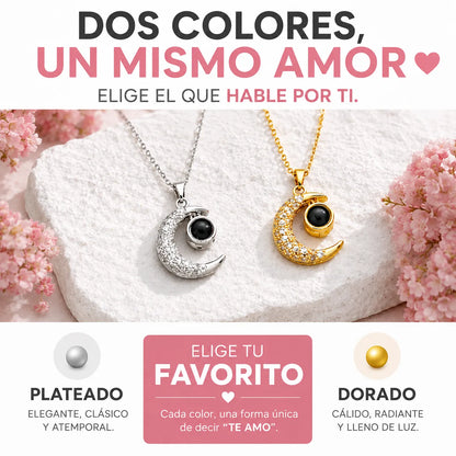 Collar Luna Te Amo en 100 Idiomas