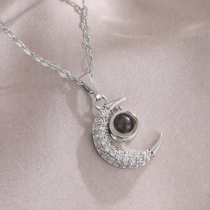 Collar Luna Te Amo en 100 Idiomas